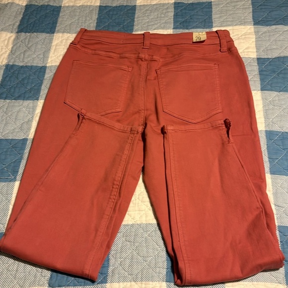 NWT COSMIC BLUE LOVE
Milo Side Split Capri Skinny Jean in Flamingo Pink - Picture 7 of 13